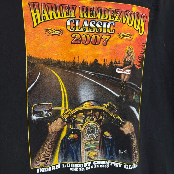Harley-Davidson Black Graphic Tee - Picture 2 of 4